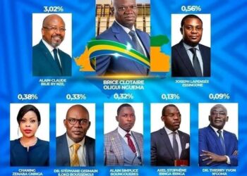 Gabon : Brice Clotaire Oligui Nguema élu président avec 90,35 % des voix